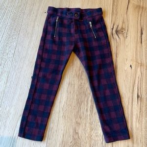 ❤️ Girls Zara plaid pants